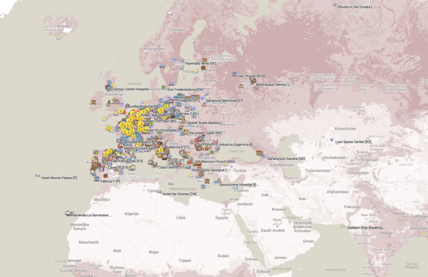 DOWNLOAD Urbex TV VIP Map PLATINUM 2024 • KMZ-file • Te importeren in je Google account