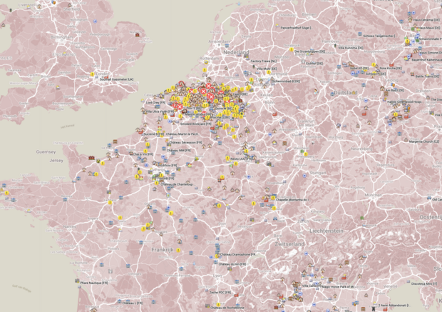 DOWNLOAD Urbex TV VIP Map PLATINUM 2024 • KMZ-file • Te importeren in je Google account